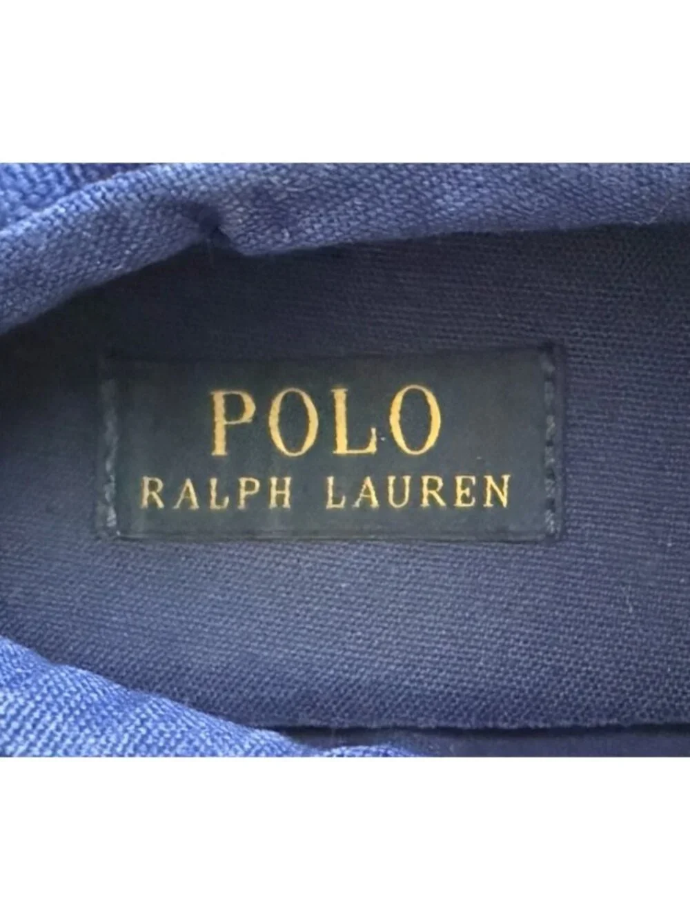 Polo Ralph Lauren Felton‎ Canvas Sneakers Mens Size 9.5 Blue Shoes Black Red Tie